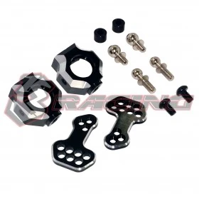 3RACING Fusées V2 Alu Noir Sakura D4 SAK-D4821/V2/BK