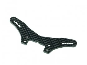 3RACING Support amortisseur +4mm avant graphite SAK-X10/4/WO