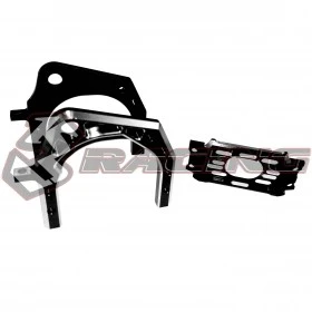 3RACING Support Moteur Alu Noir Sakura D4 SAK-D4807/BK