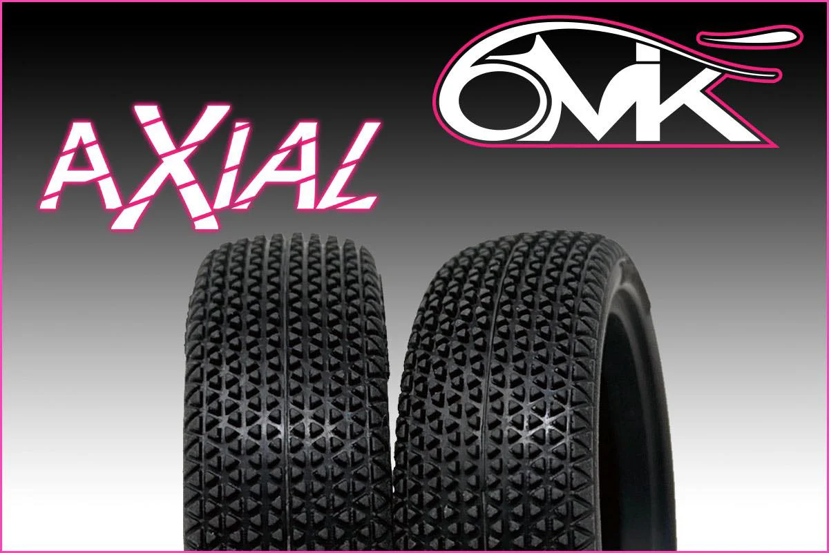 6MIK Pneus Avant Slim Axial + Inserts 1/10 4x2 (x2) TM113 - Image 2