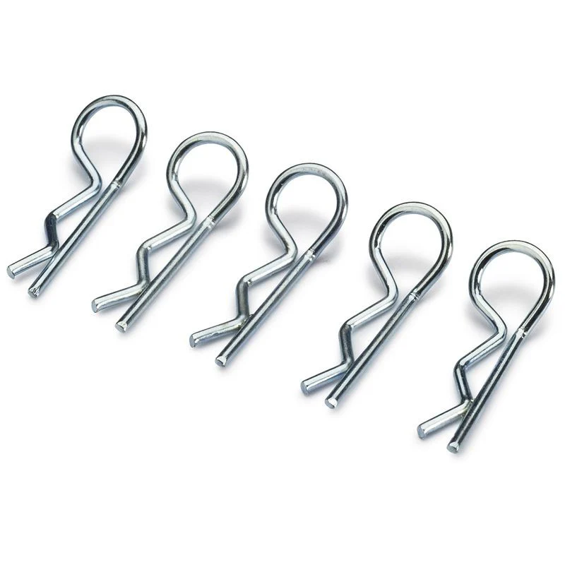 Absima Clips Carrosserie Petit / Argent (x10) 2440012