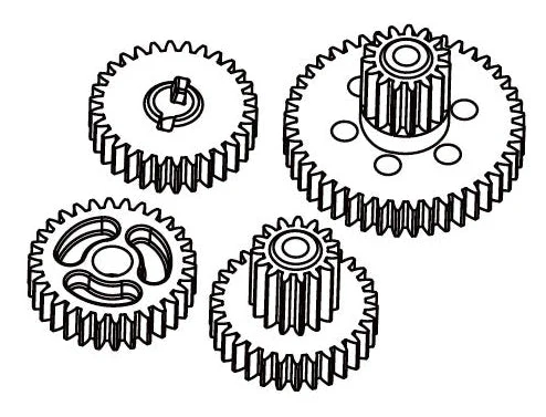Absima Kit transmission Métal (4Pcs) CR18P EVO 1/18 HBP240305