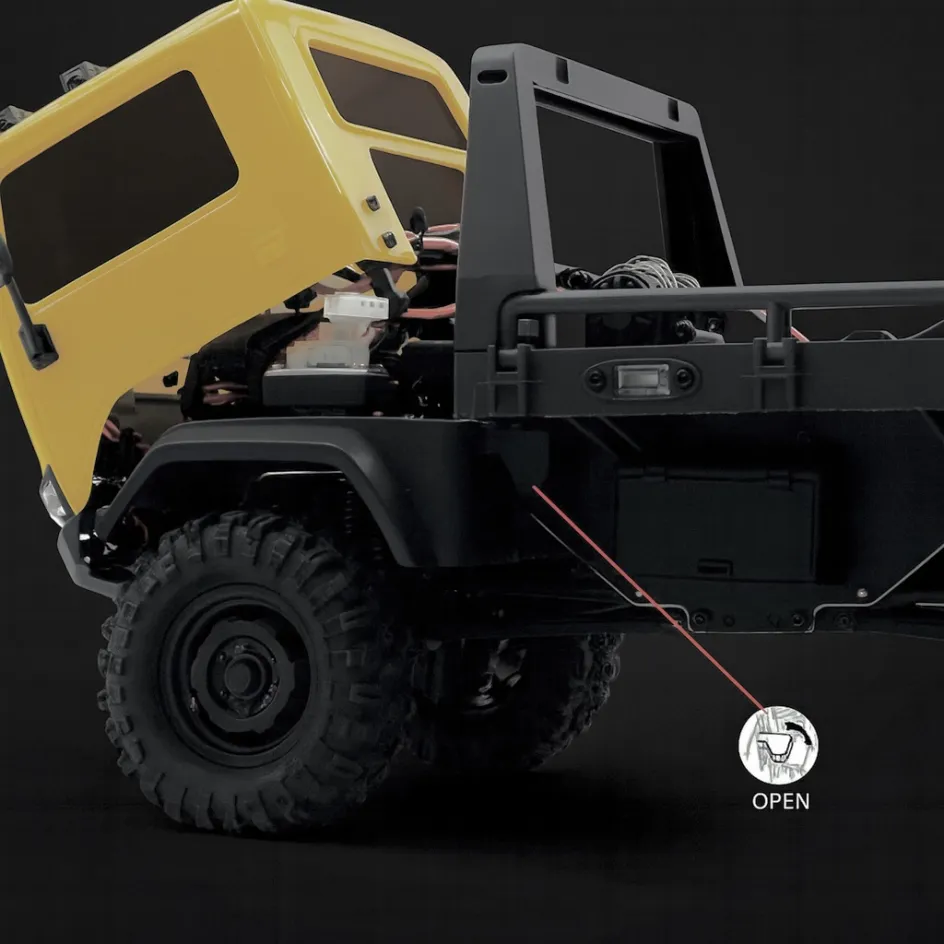 Absima Hobby Plus Mini Crawler CR-18P Arktos V1.5 6x6 1/18 RTR - Image 7