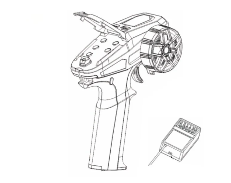 Absima Radio + Récepteur Mini AMT BL/3S 1610171
