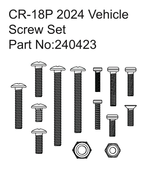 Absima Set Visserie CR-18P 2024 HBP240423