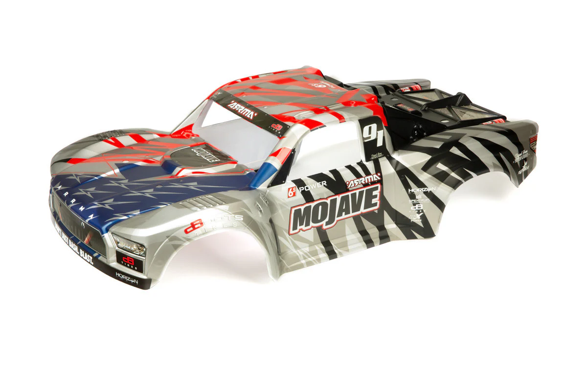 Arrma Carrosserie Peinte Grise/Rouge Mojave ARA411005