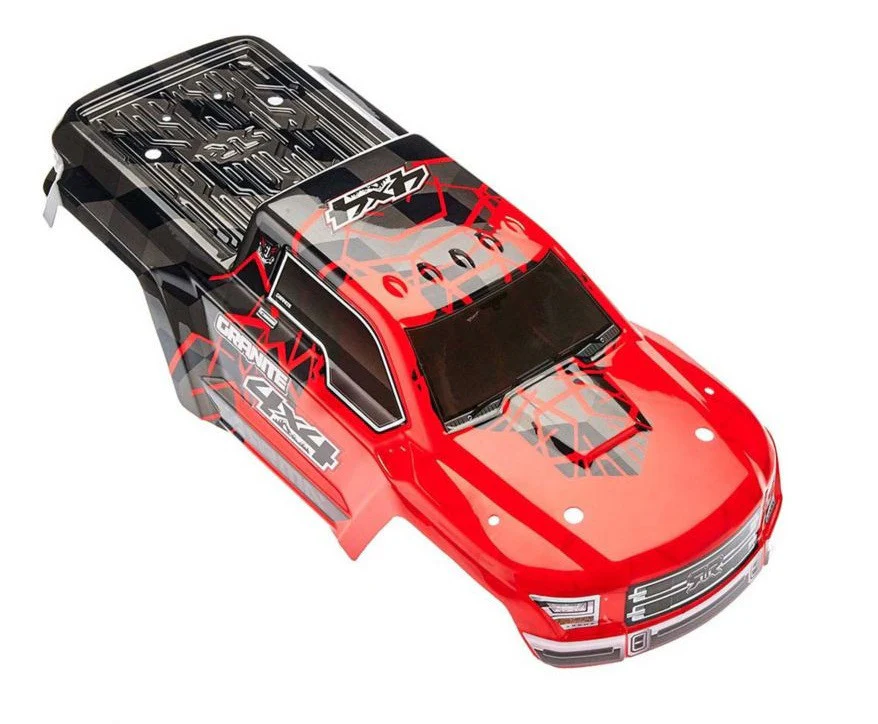 Arrma Carrosserie Peinte Rouge Granite 4x4 Mega AR402256