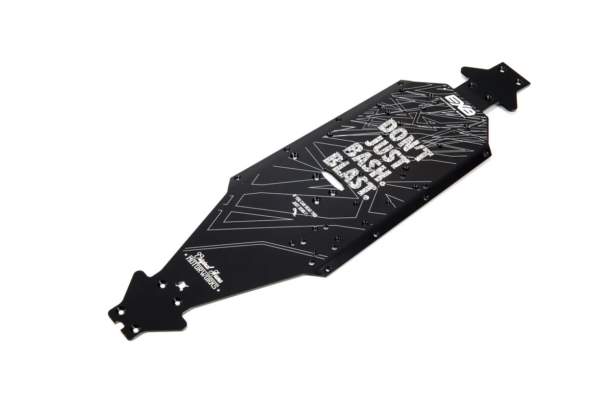 Arrma Châssis Aluminium 7075 T6 CNC EXB Kraton 6S ARA320570 - Image 2