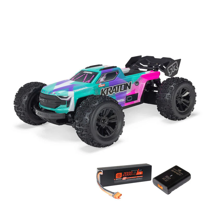 Arrma Mini Kraton 3S BLX 1/16 4x4 Brushless RTR (batterie/chargeur) ARA2508ST - Image 2