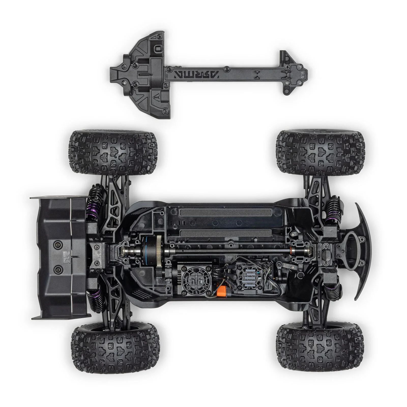 Arrma Mini Kraton 3S BLX 1/16 4x4 Brushless RTR (batterie/chargeur) ARA2508ST - Image 7