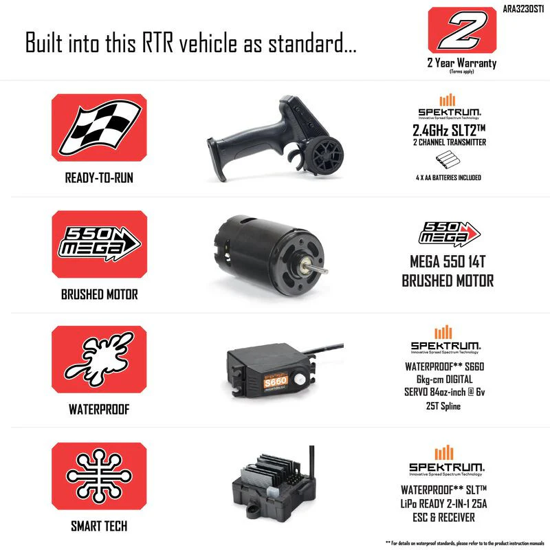 Arrma Monster Truck GORGON 4x2 Mega 550 RTR + Batterie / Chargeur ARA3230ST - Image 16
