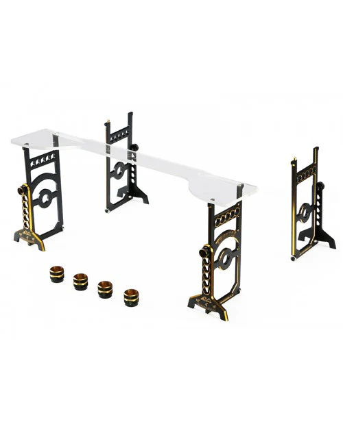 Arrowmax Banc de Réglage Alu 1/8 Tout Terrain V2 Black Golden AM170042