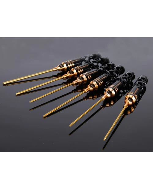Arrowmax Trousse à Outils Honeycomb Black Gold 1/10 Piste (10pcs) AM199444 - Image 3
