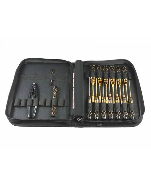 Arrowmax Trousse à Outils Honeycomb Black Gold Tout Terrain (16pcs) AM199443