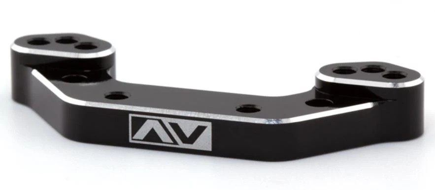 Avid Support de rotule arrière +2mm Alu RC10 B7 AV10144-2