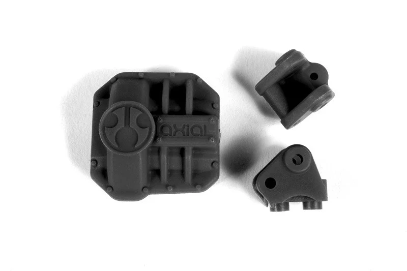 Axial Carter Différentiel de Pont & Support Liens Noir SCX10-2 AX31437