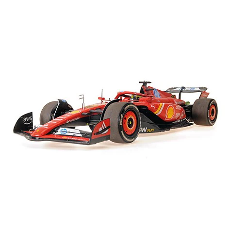 BBR Models Diecast F1 Ferrari SF24 Charles Leclerc Monza 2024 WInner 1/18 BBR241846 - Image 3