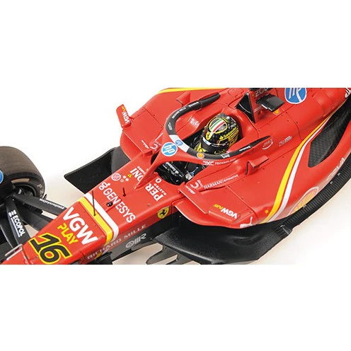 BBR Models Diecast F1 Ferrari SF24 Charles Leclerc Monza 2024 WInner 1/18 BBR241846 - Image 4