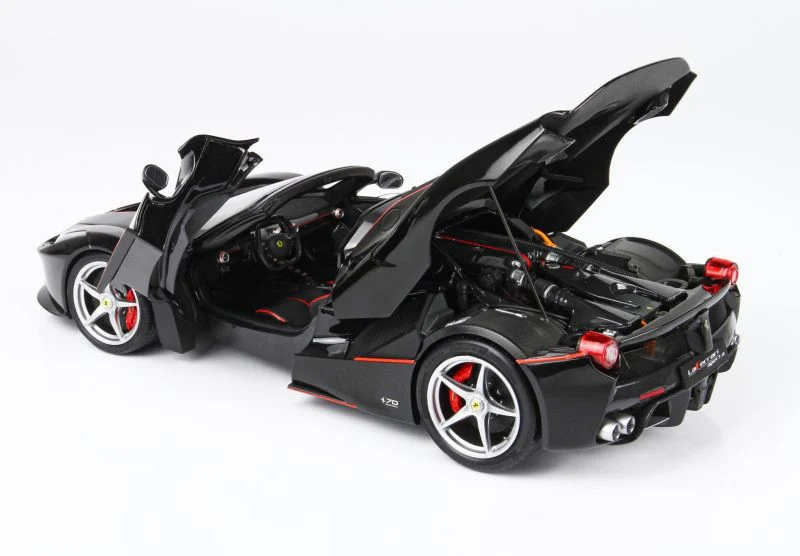 BBR Models Diecast Ferrari Laferrari Aperta Noir Daytona 1/18 BBR8182232 - Image 4