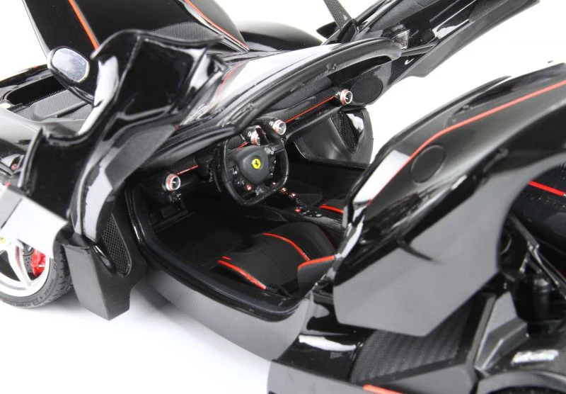 BBR Models Diecast Ferrari Laferrari Aperta Noir Daytona 1/18 BBR8182232 - Image 6