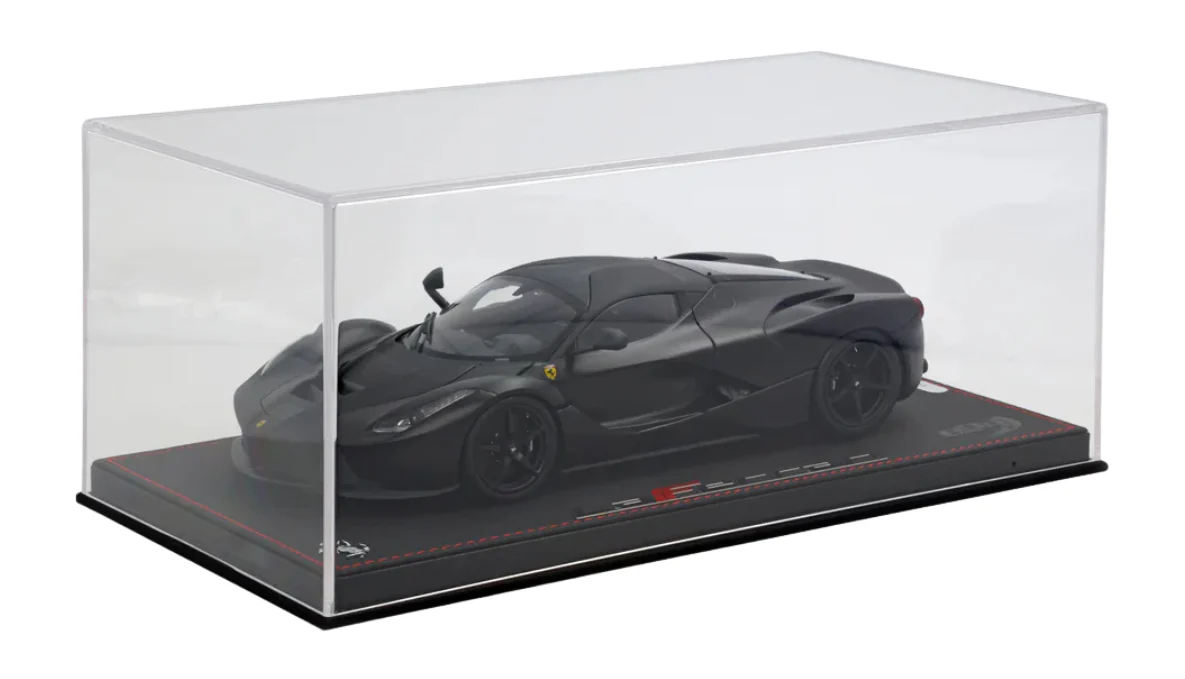 BBR Models Diecast Ferrari Laferrari Noir Matt 1/18 BBR182242 - Image 4