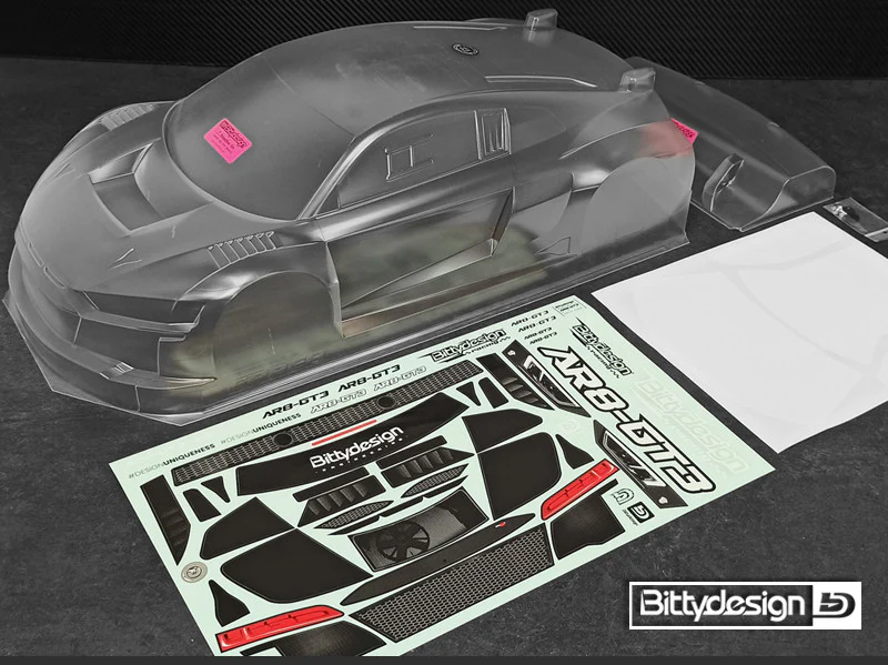 Bittydesign Carrosserie AR8GT3 GT 1/8 LWB 360mm BDGT8-ARLWH - Image 4