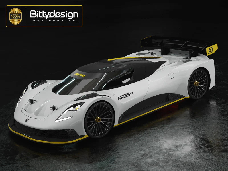 Bittydesign Carrosserie Ares-1 1/10 GT 190mm BDGT-190AS1 - Image 4