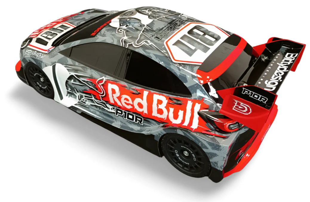 Bittydesign Carrosserie P10R Rallye Light Weight 1/10 190mm BDRX-190P10R - Image 2