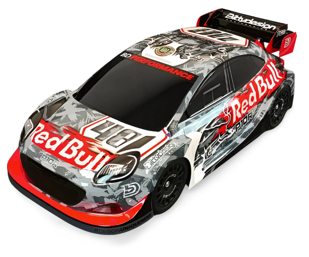 Bittydesign Carrosserie P10R Rallye Light Weight 1/10 190mm BDRX-190P10R - Image 3