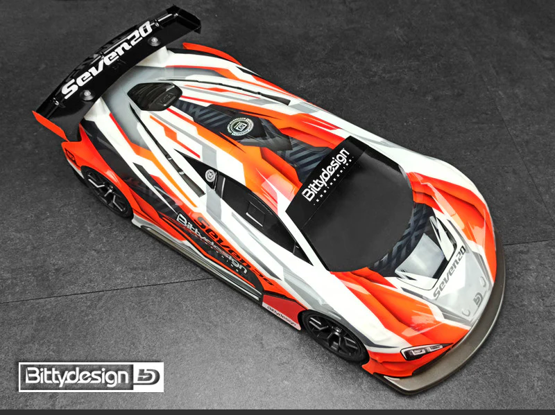 Bittydesign Carrosserie Seven20 1/10 GT 190mm BDGT-190S20 - Image 9