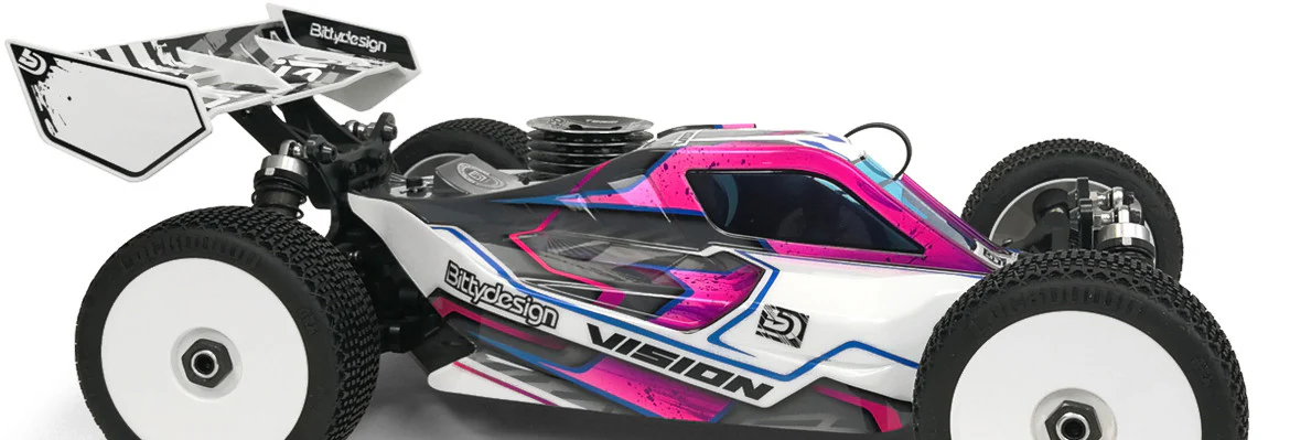 Bittydesign Carrosserie Vision Mugen MBX8 Nitro Prédécoupée VIS-MUGX8 - Image 3