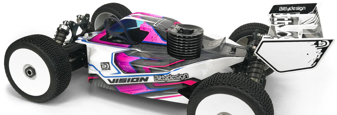 Bittydesign Carrosserie Vision Mugen MBX8 Nitro Prédécoupée VIS-MUGX8 - Image 4