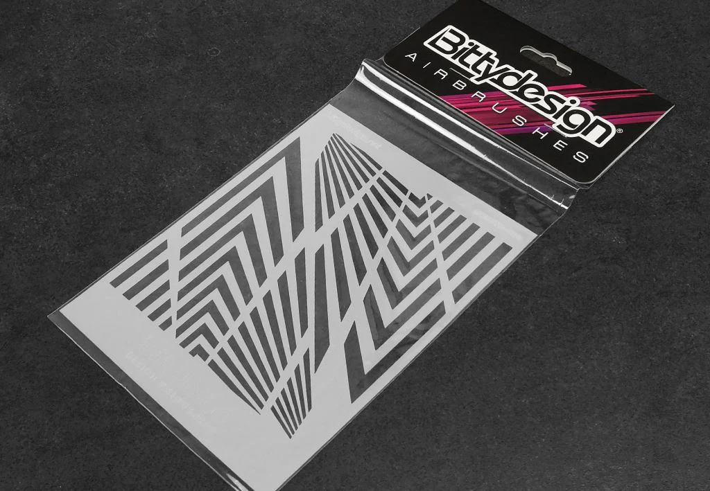 Bittydesign Pochoir Vinyle "Ipnotic V2" pour Carrosserie BDSTC-006