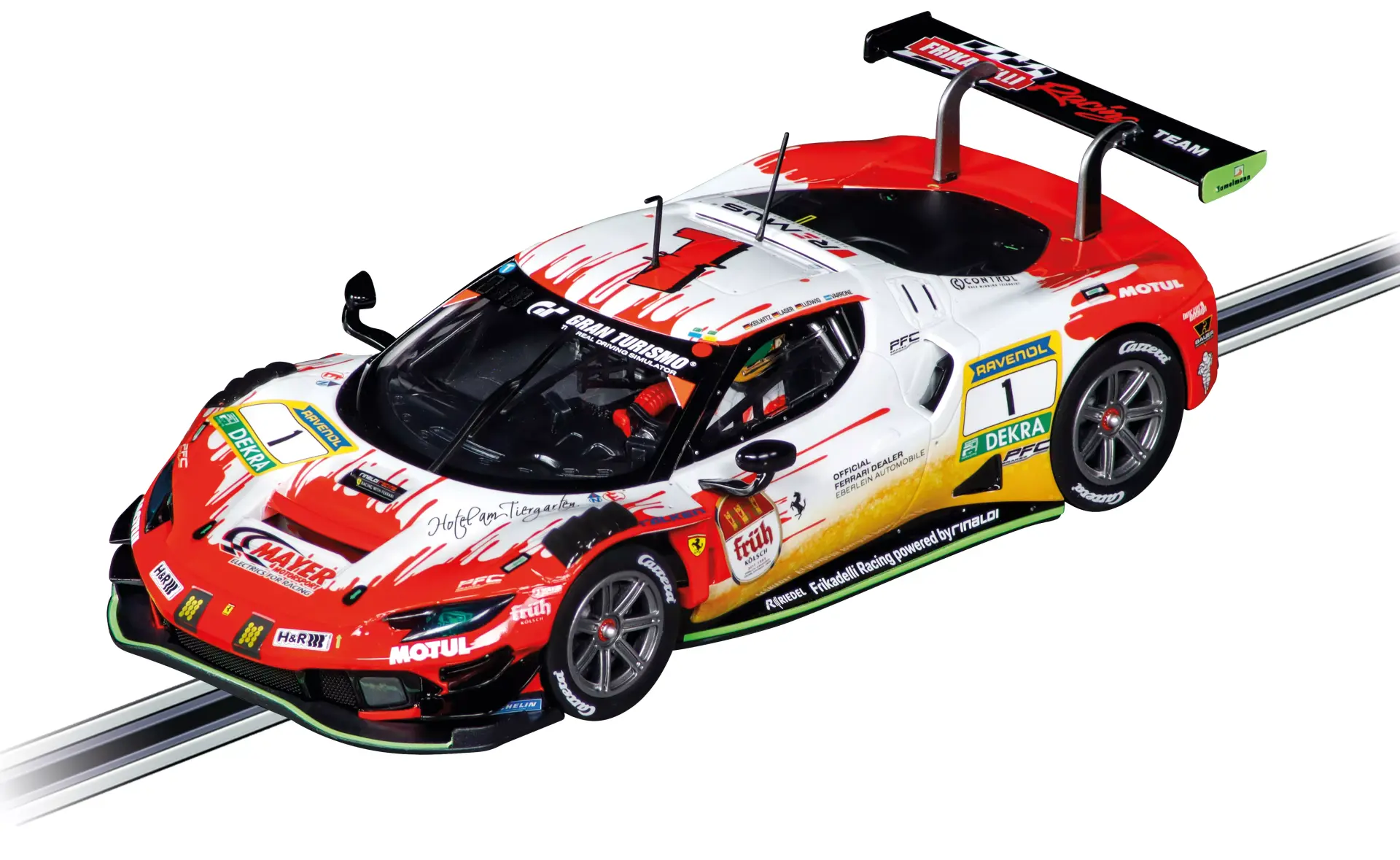 Carrera Digital 124 Ferrari 296 GT3 Frikadelli Racing, No.1 24H Nürburgring 23988