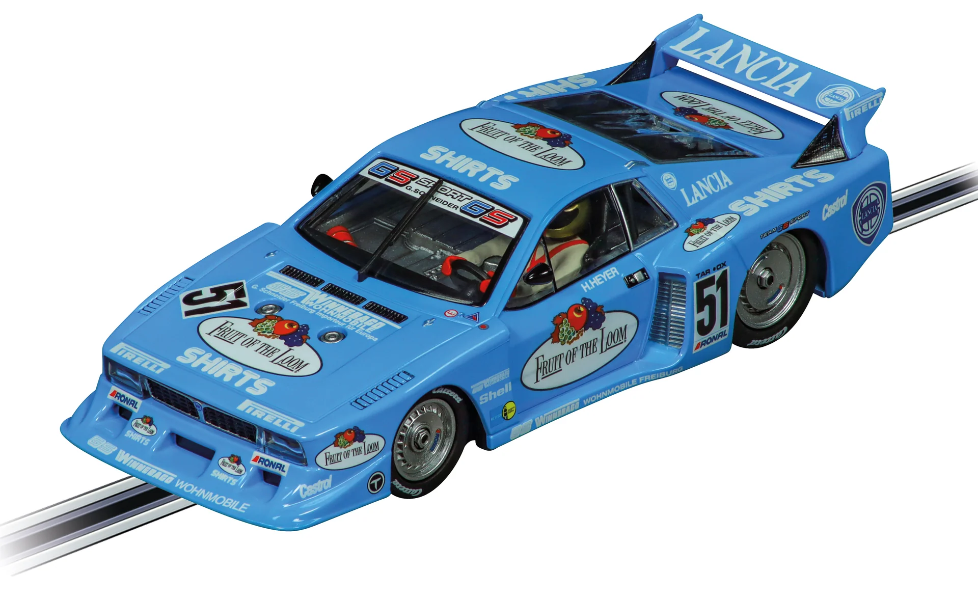 Carrera Digital 132 Lancia Beta Montecarlo Turbo No.51 Fruit of the Moon 32029