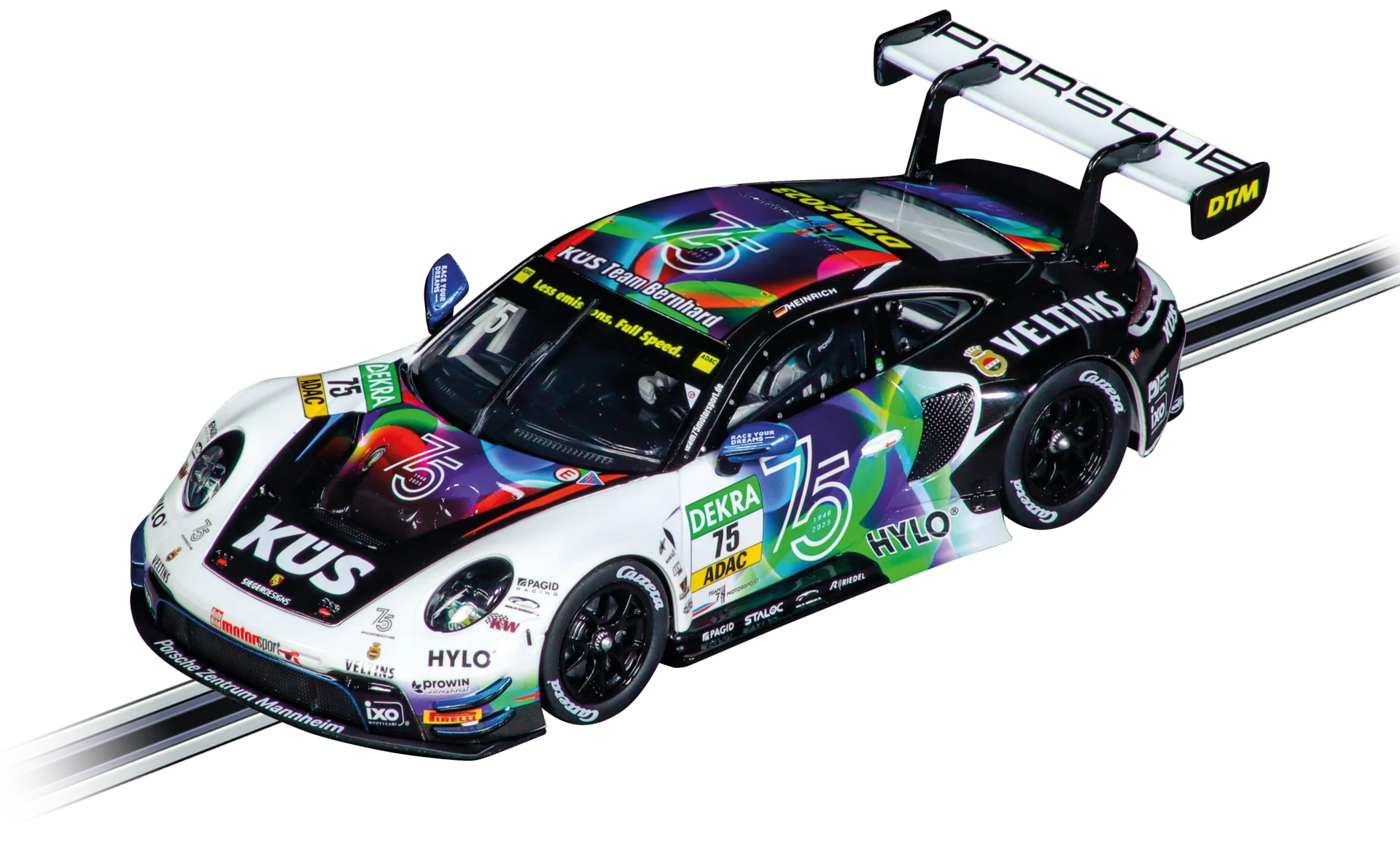 Carrera Digital 132 Porsche 911 GT3 R Team Bernhard, No.75 DTM 2023 32003
