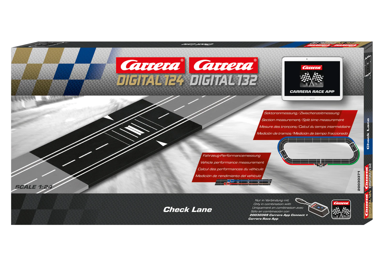 Carrera Digital Rail Check Lane 124/132 30371