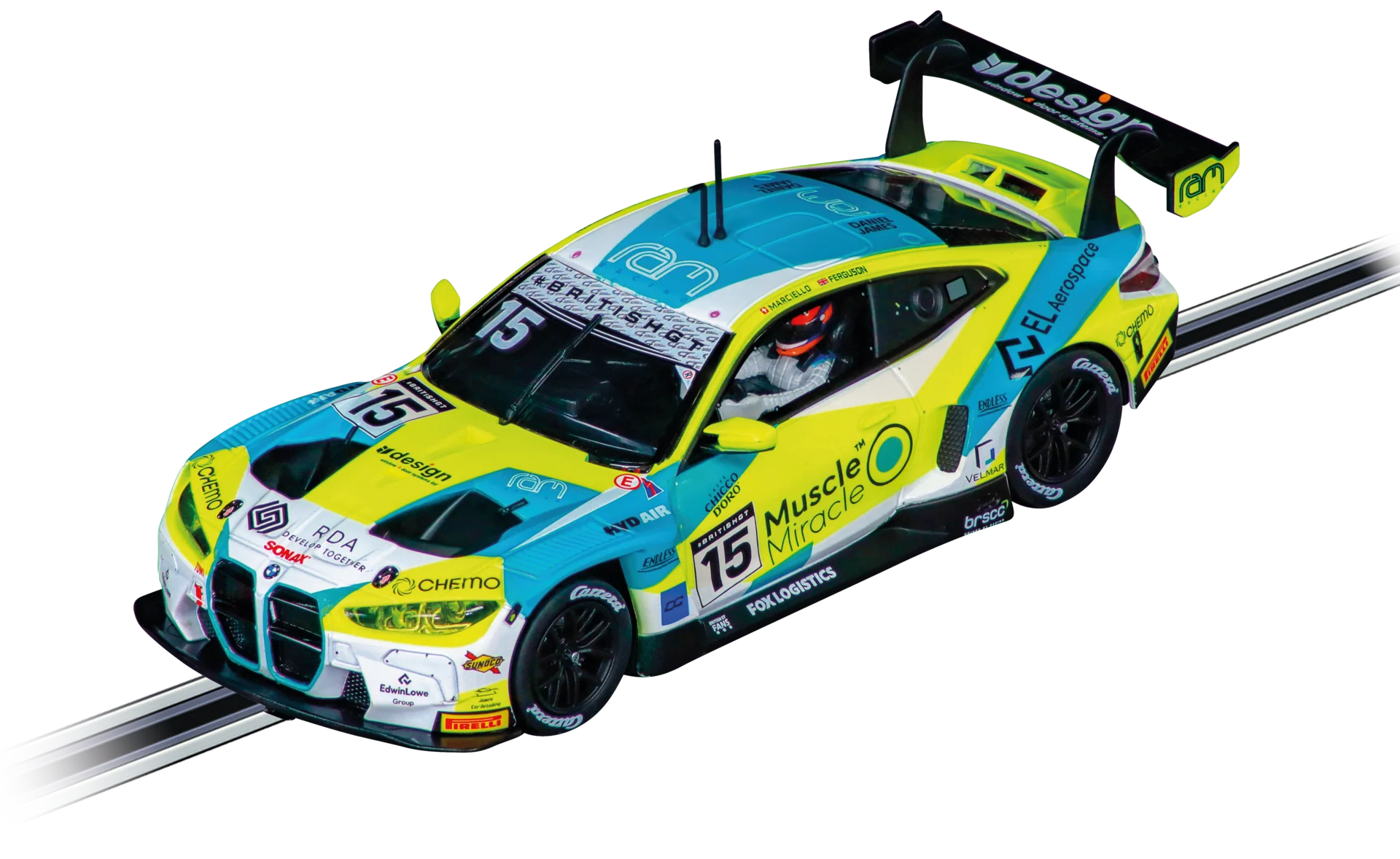 Carrera Evolution 132 BMW M4 GT3 RAM Racing, No. 15 27832