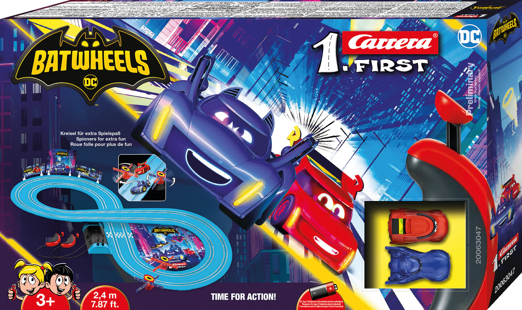 Carrera First Circuit Batwheels - Time for Action 63047 - Image 2