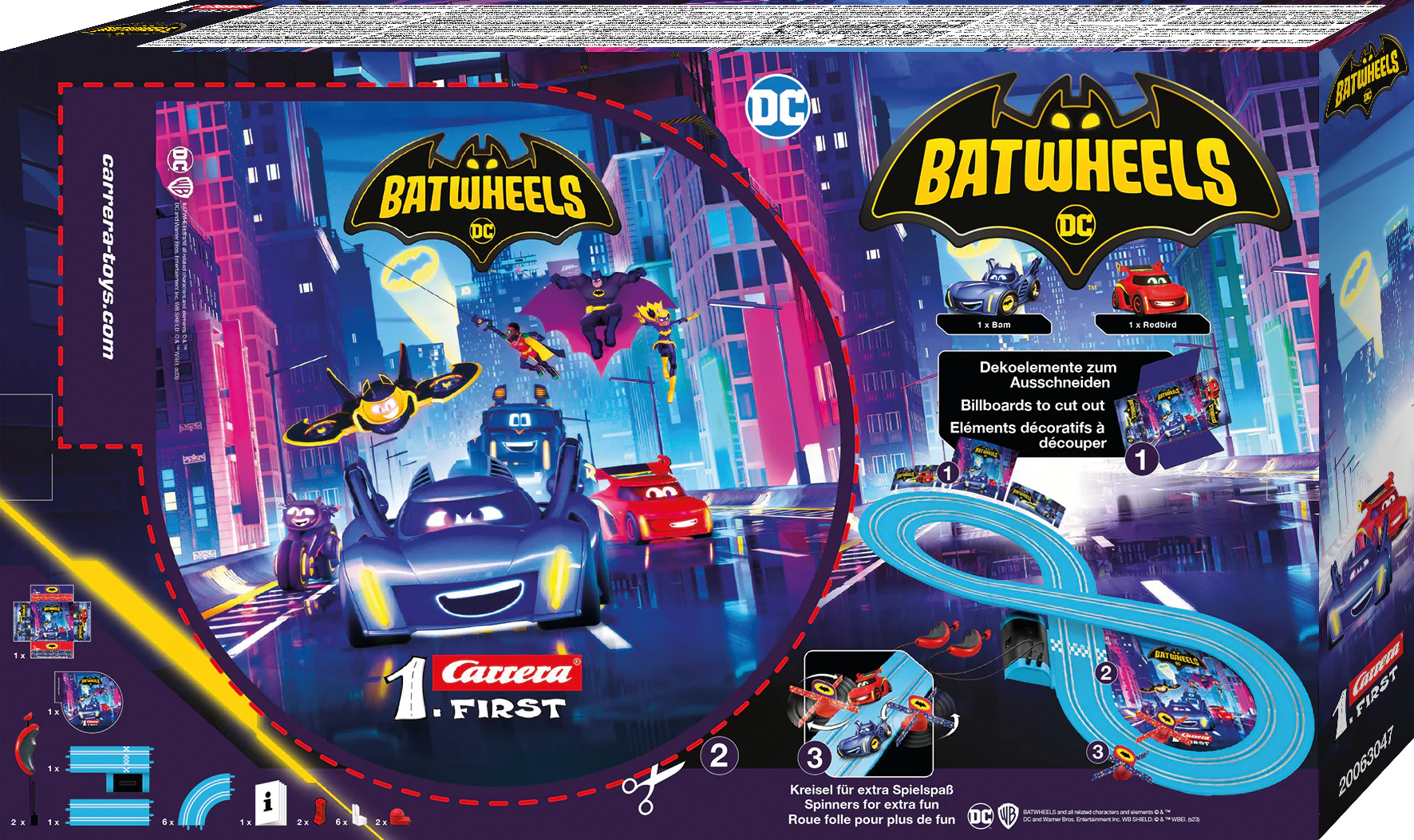 Carrera First Circuit Batwheels - Time for Action 63047 - Image 3