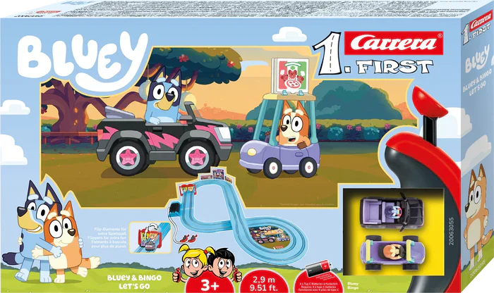 Carrera First Circuit Bluey & Bingo - Lets Go 63055 - Image 2