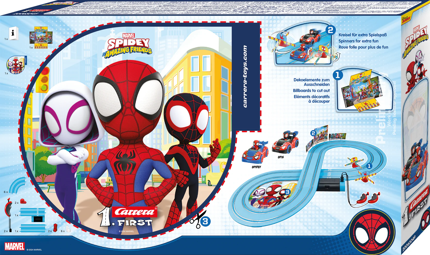 Carrera First Circuit Spider-Man - Amazing Friends 2.4 63049 - Image 4