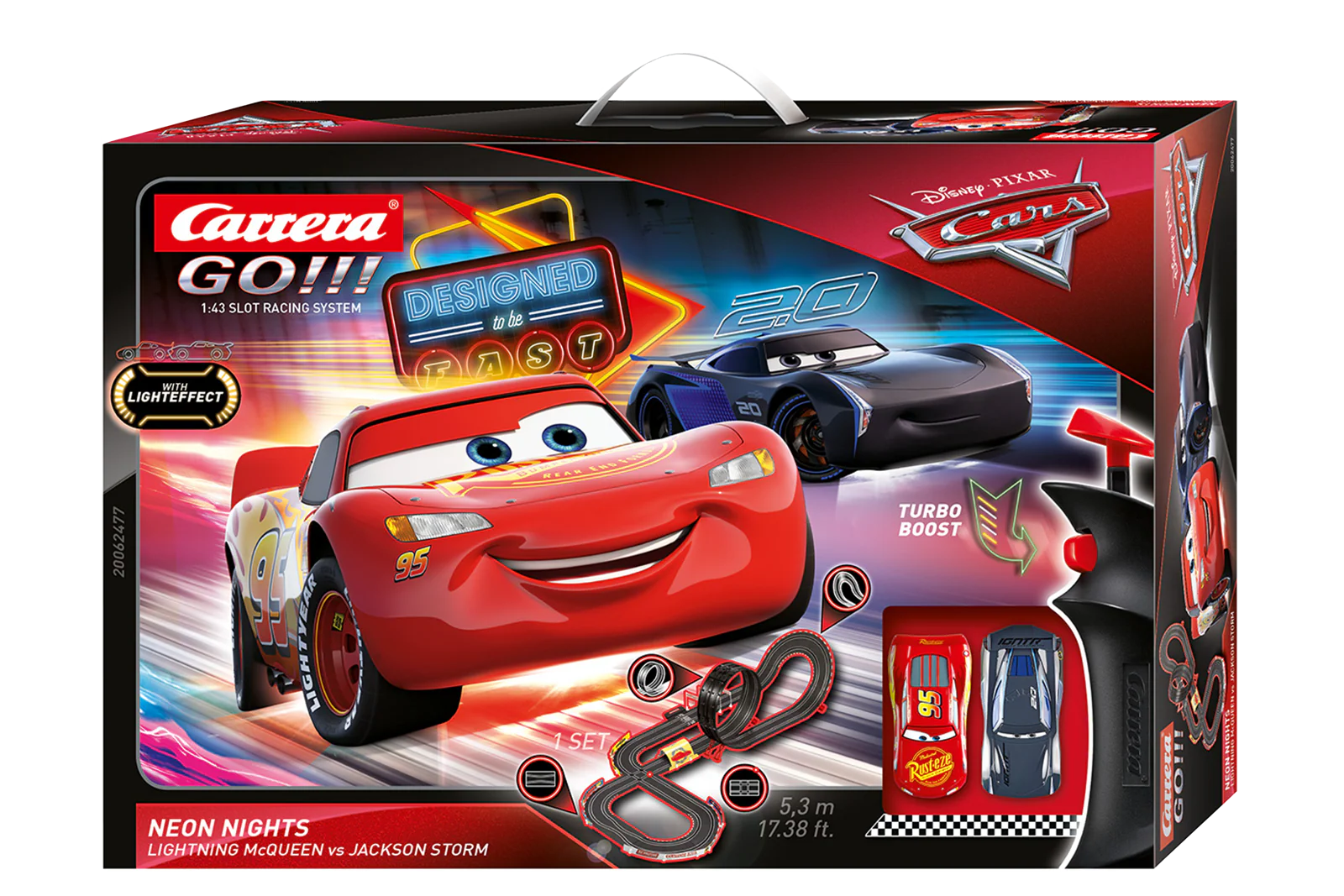 Carrera GO!!! Circuit Disney Pixar Cars Neon Nights 62477