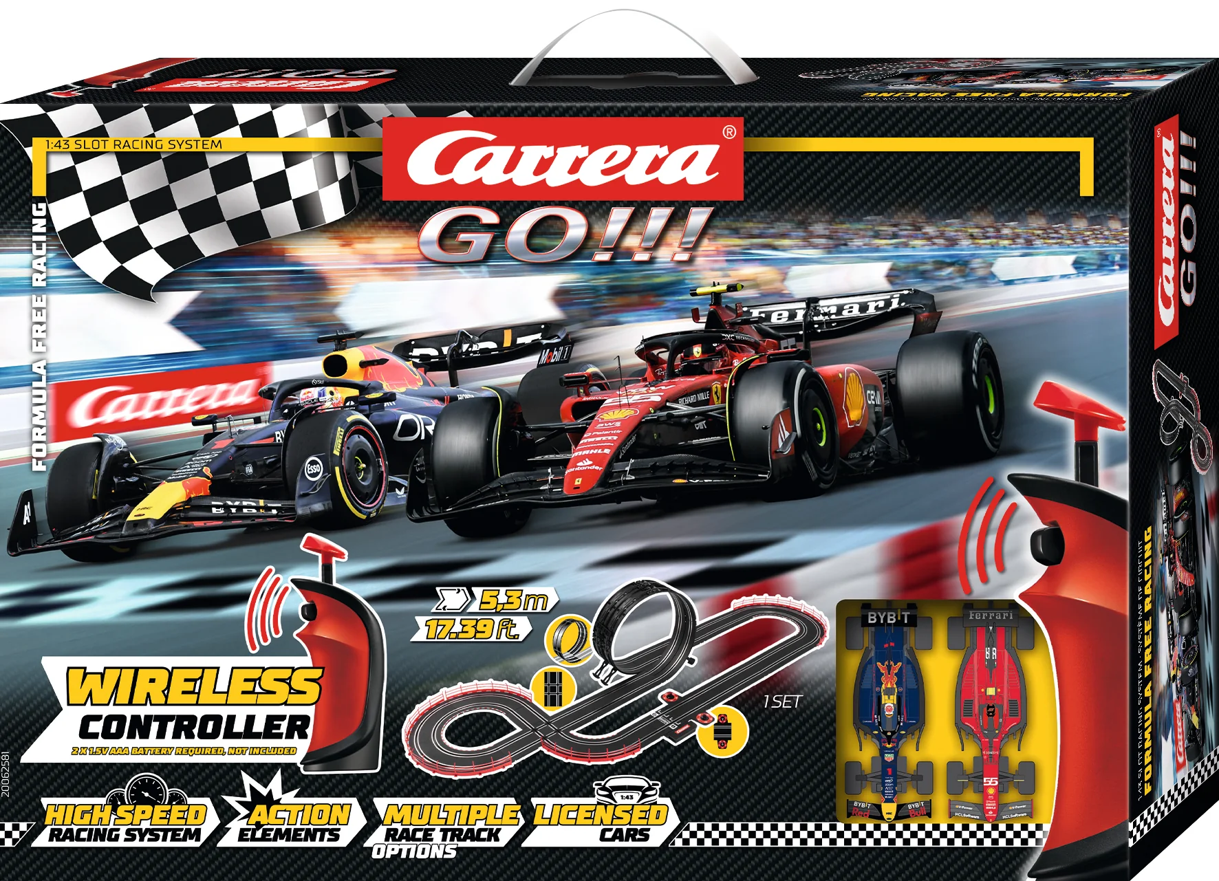Carrera GO!!! Circuit Formula Free Racing 62581 - Image 2