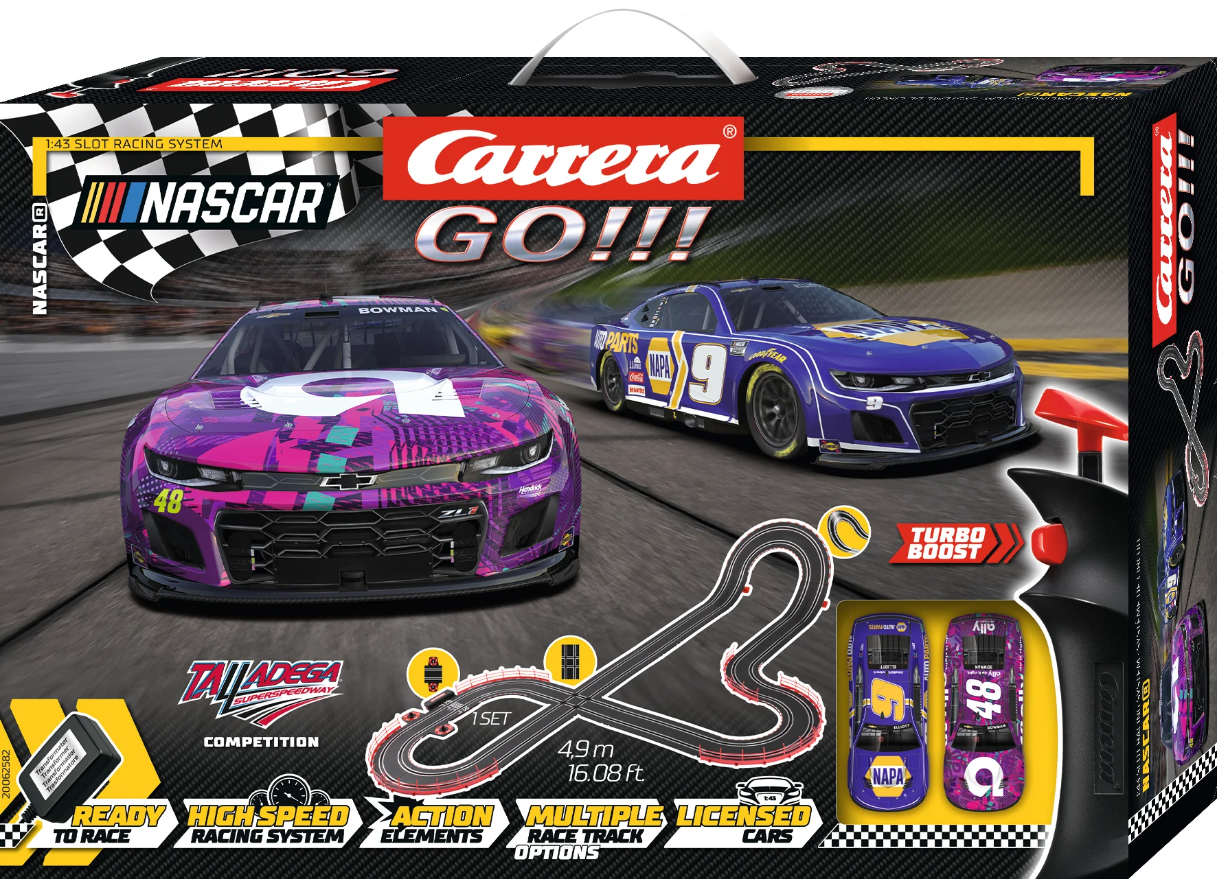 Carrera GO!!! Circuit Nascar Talladega Competition 62582 - Image 2