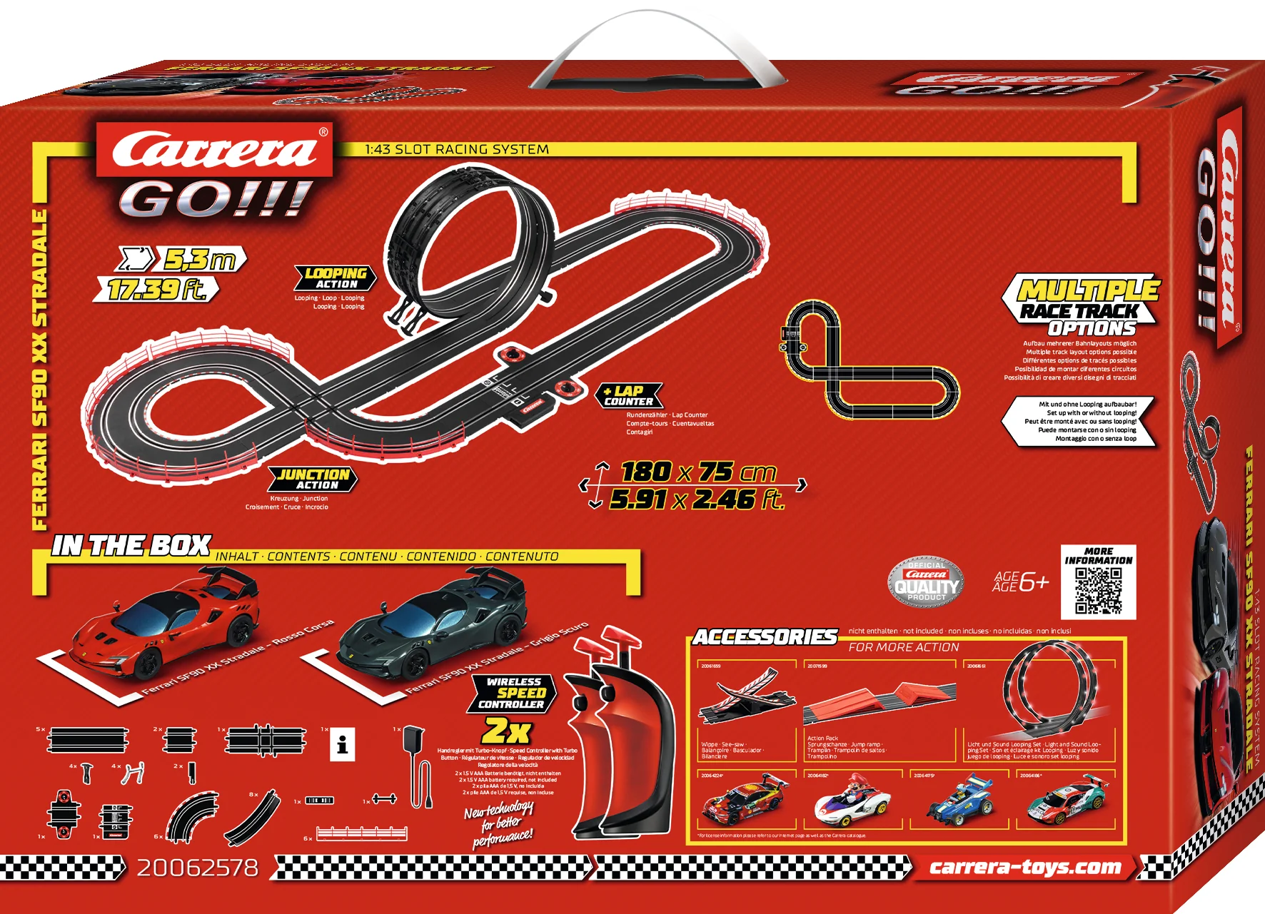 Carrera GO!!! Circuit Supercars Ferrari SF-90 XX Stradale 62578 - Image 6