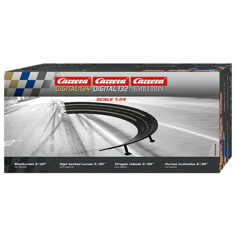 Carrera Virage relevé 3/30° 124/132 (x6) 20576 - Image 2