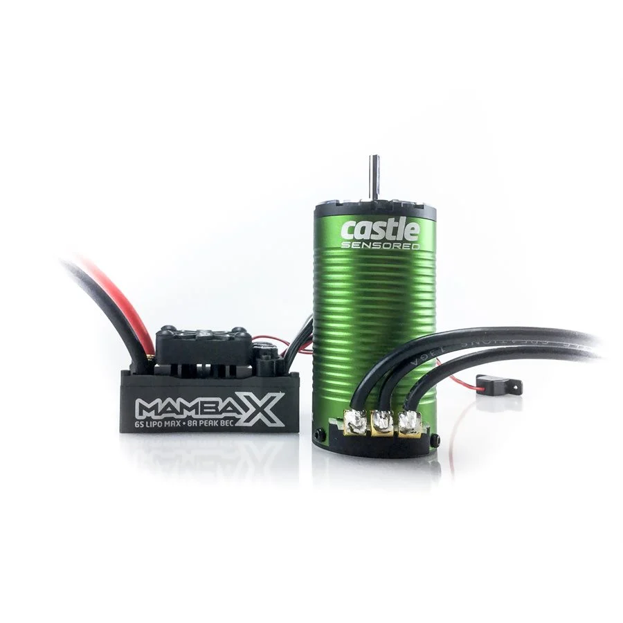 Castle Combo Mamba Monster X SCT + 1415 2400KV (axe 5mm) Sensored