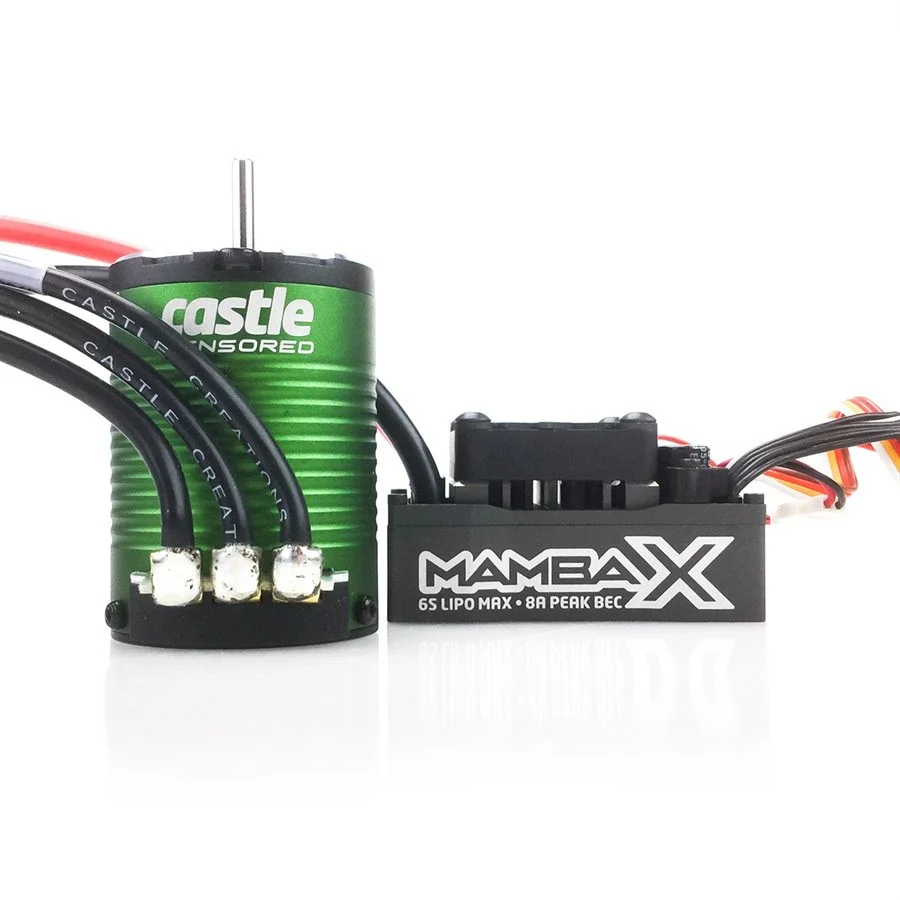 CASTLE Combo Mamba X + 1406 7700KV Sensored
