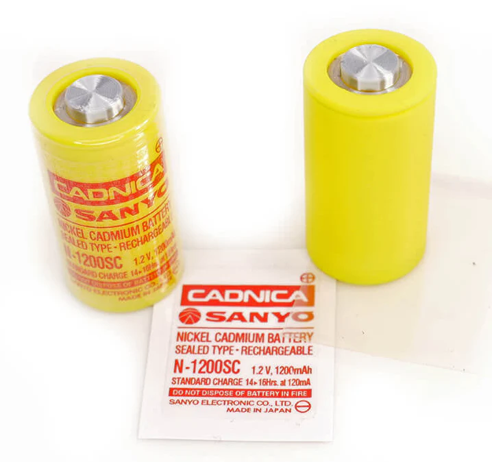 Centro Batterie NIMH Sanyo 1200SC Waterslide Factice C0279-1